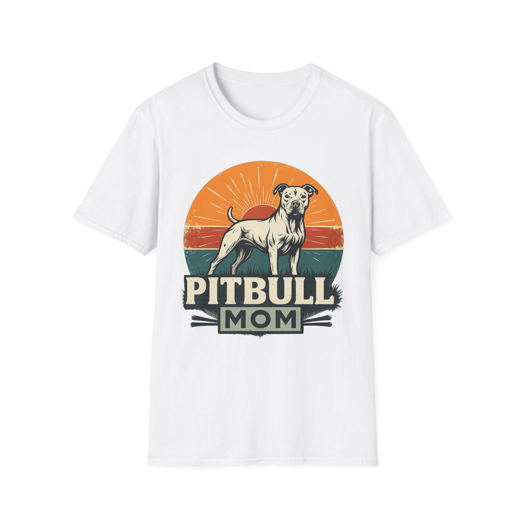 Vintage Pitbull Mom Shirt T-Shirt