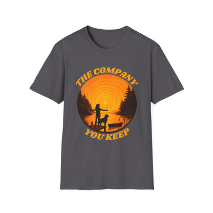 The Company You Keep Dog & Lake Sunset Tee