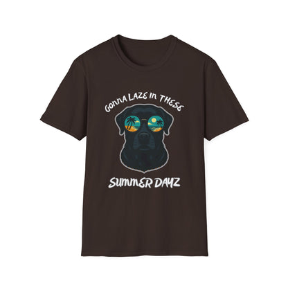 Cool Dog Summer Vibes T-Shirt, Summer T-Shirt, Dog Lover Gift, Casual Wear, Gift for Pet Owners, Beach Day Top