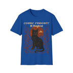 Cosmic Curiosity Black Cat T-Shirt