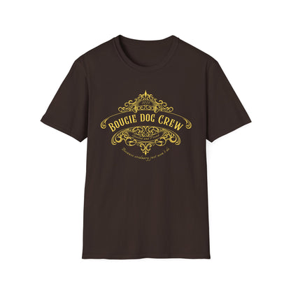 Bougie Dog Crew T-Shirt — Spoiled Dog Mom Tee