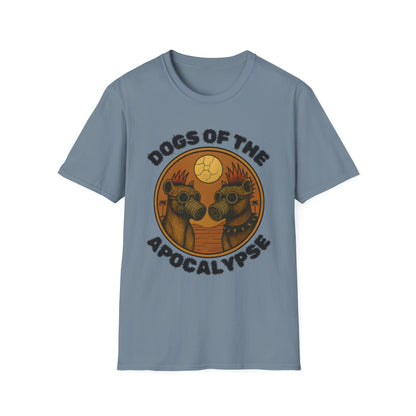 Dogs of the Apocalypse Unisex T-Shirt, Funny Pet Lover Gift, Dog Owner Apparel, Quirky Graphic Tee, Casual Wear