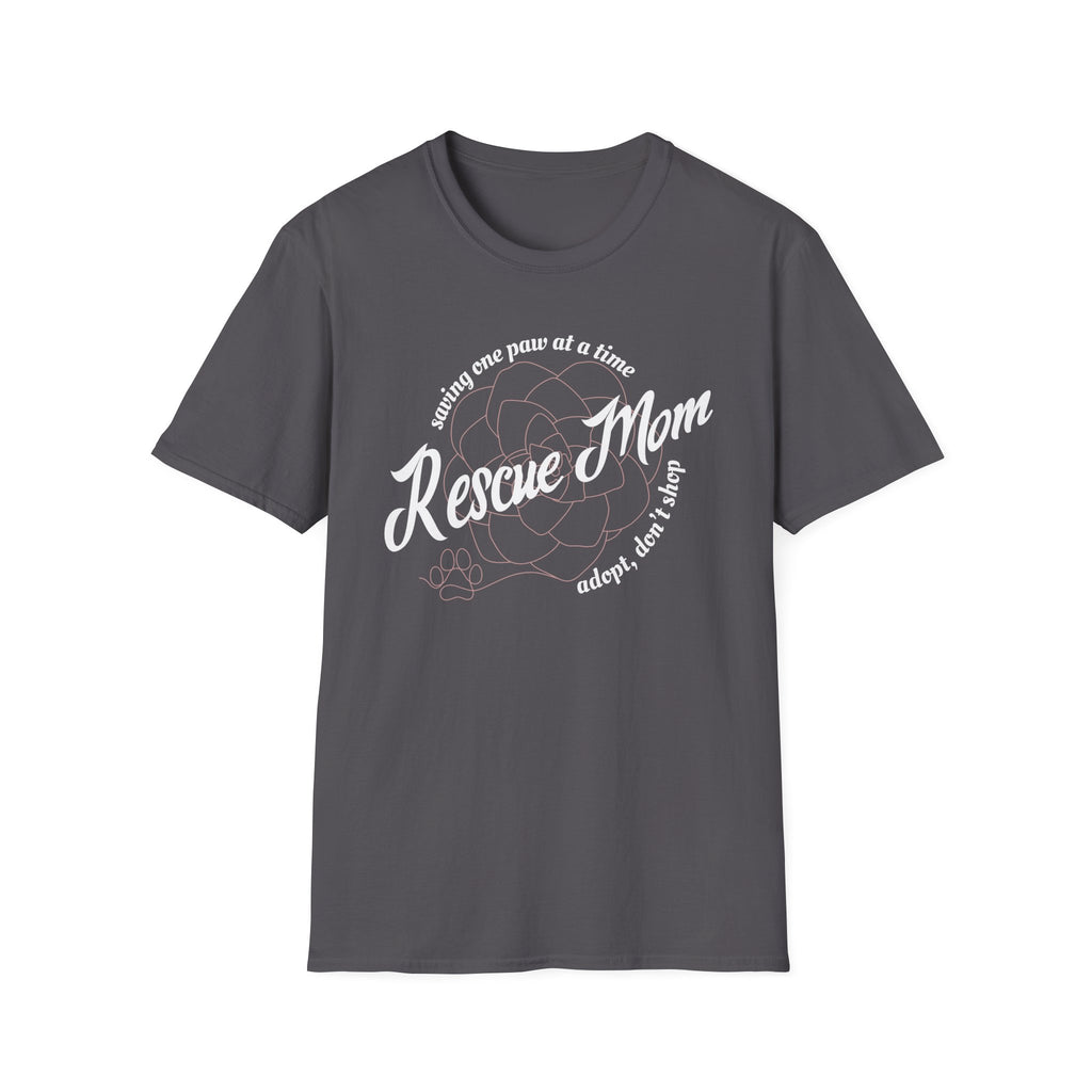 Rescue Mom One Paw at a Time T-Shirt