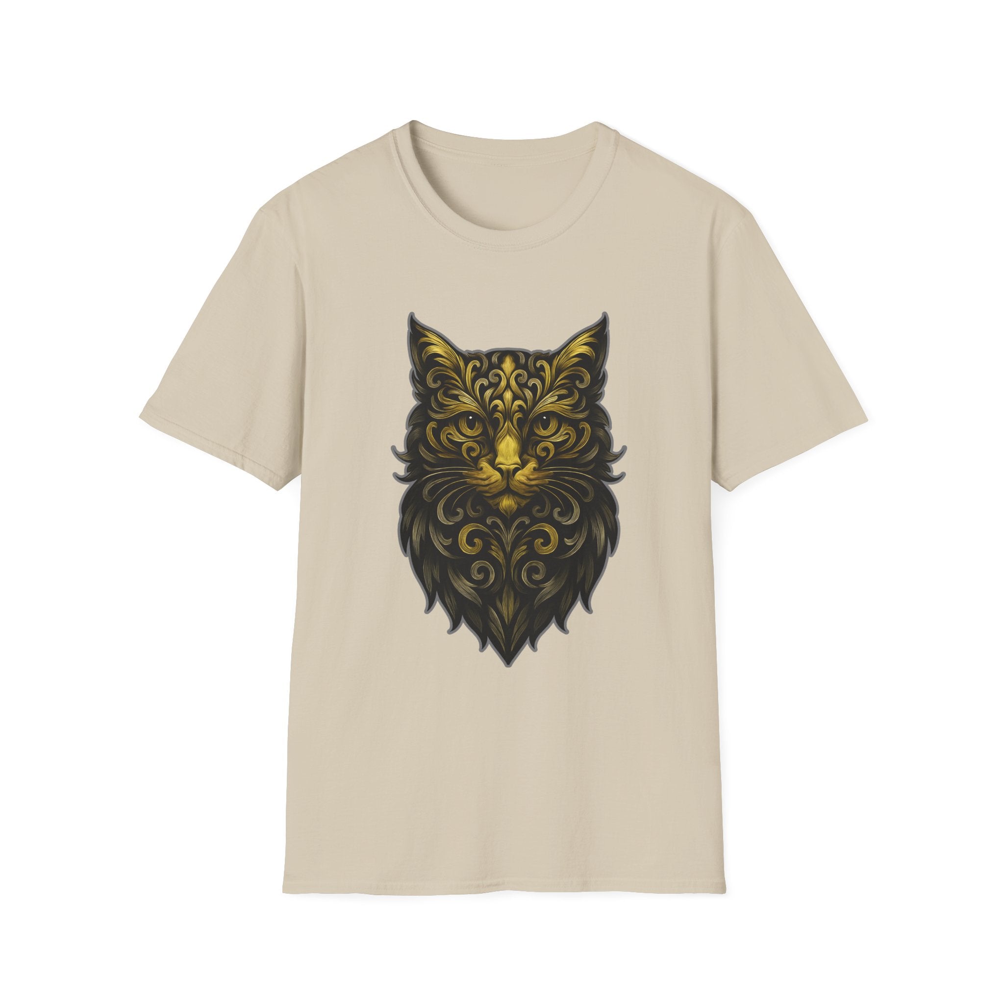 Elegant Cat Design T-Shirt