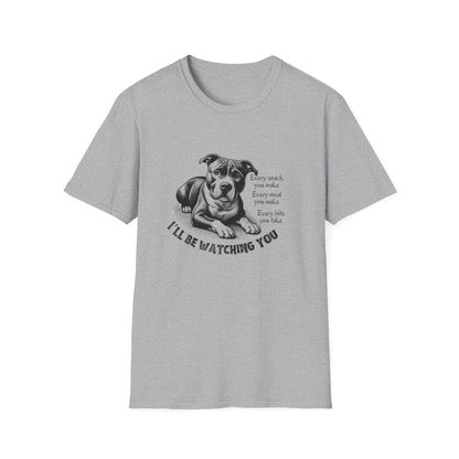 Funny Dog Watching You Snack Quote T-Shirt