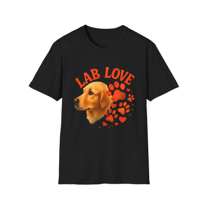 Golden Retriever Lab Love T-Shirt, Dog Lover Gift, Cute Animal Shirt, Pet Adoption Awareness, Perfect for Dog Owners