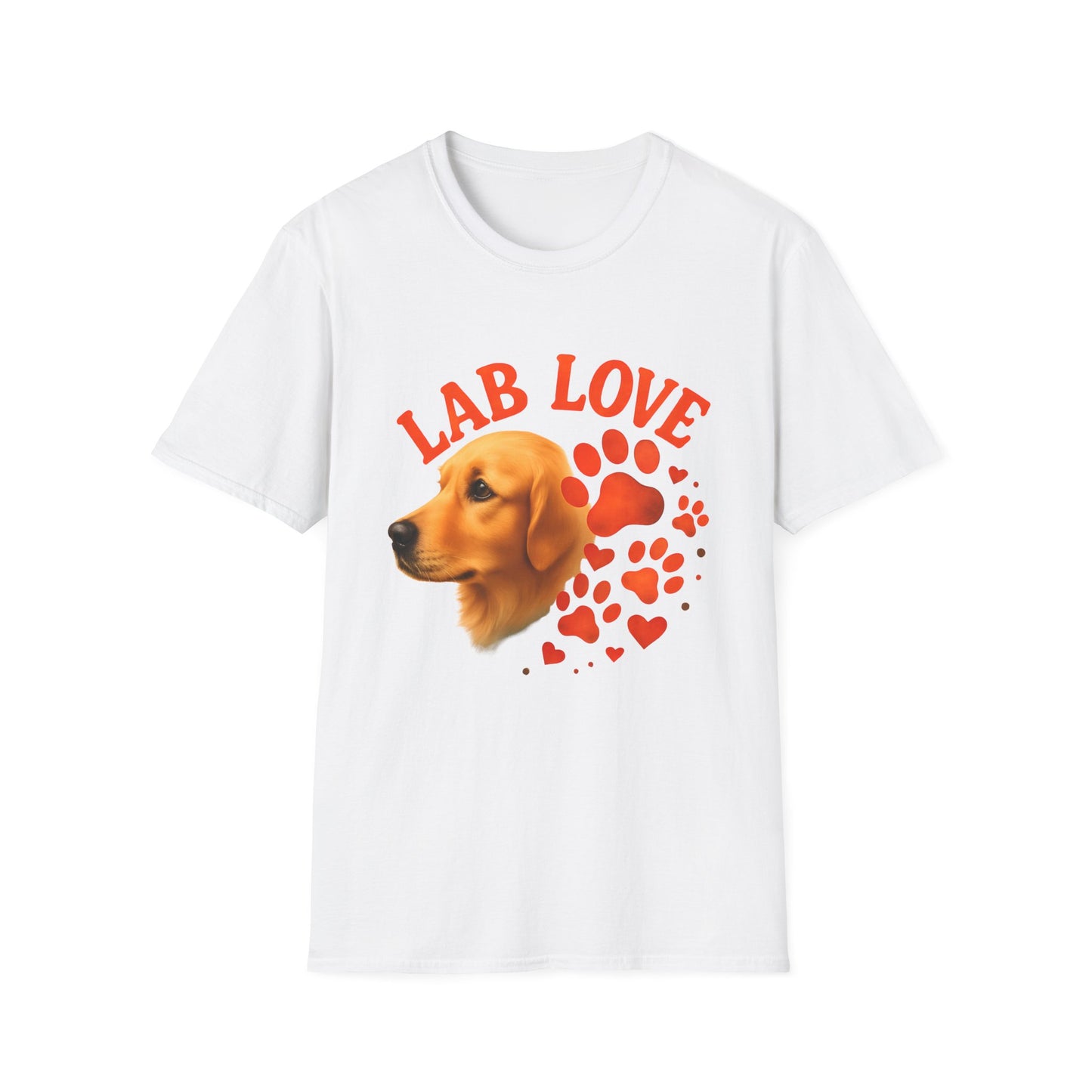 Golden Retriever Lab Love T-Shirt, Dog Lover Gift, Cute Animal Shirt, Pet Adoption Awareness, Perfect for Dog Owners