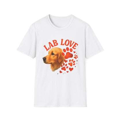 Golden Retriever Lab Love T-Shirt, Dog Lover Gift, Cute Animal Shirt, Pet Adoption Awareness, Perfect for Dog Owners