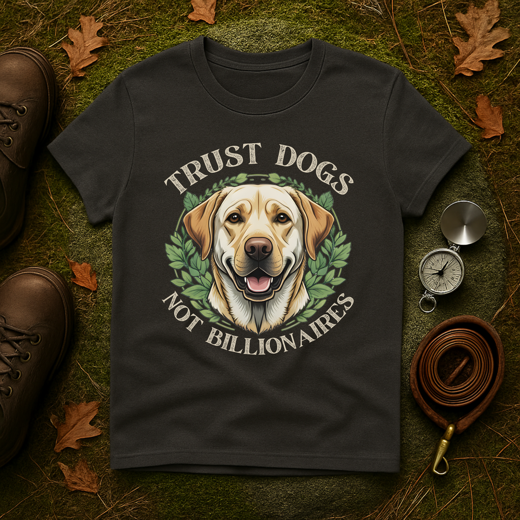 Labrador Trust Dogs Not Billionaires T-Shirt