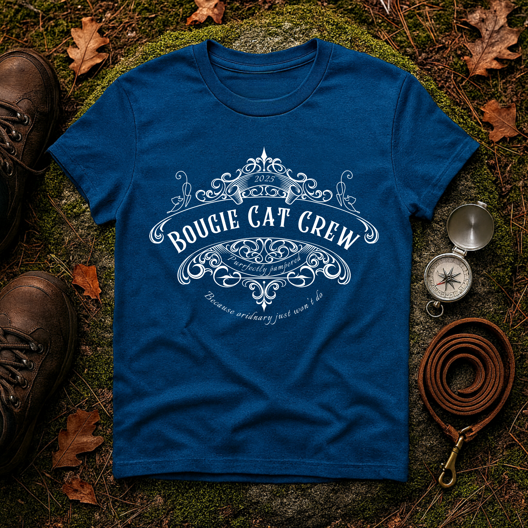 Bougie Cat Crew T-Shirt