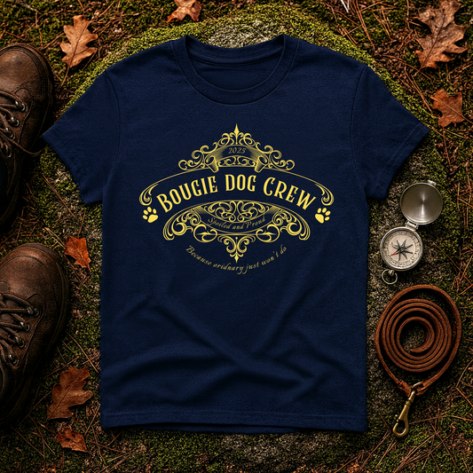 Bougie Dog Crew T-Shirt — Spoiled Dog Mom Tee