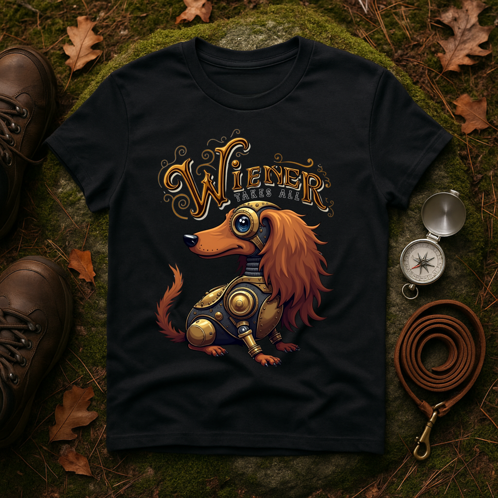 Steampunk Wiener Dog T-Shirt