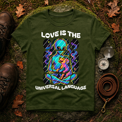 Alien Hug Dog Tee – Love Is The Universal Language