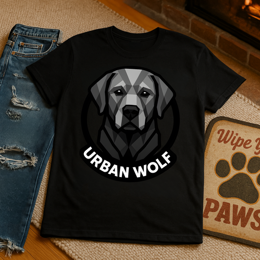 Urban Wolf Unisex T-Shirt, Dog Lover Gift, Casual Wear, Animal Tee, Vet Student Gift, Pet Owner Apparel