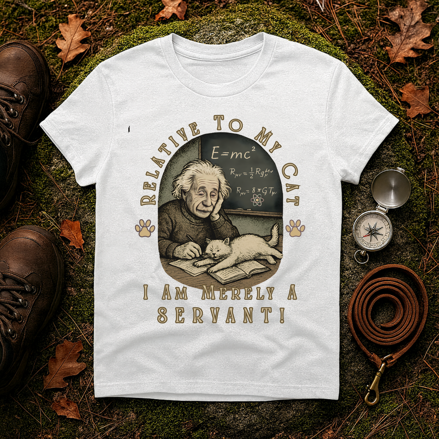 Relative to My Cat Tee – Einstein Cat Shirt