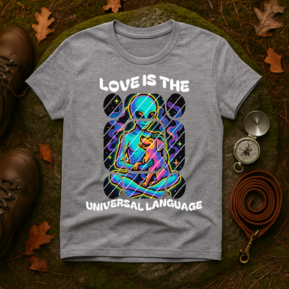Alien Hug Dog Tee – Love Is The Universal Language