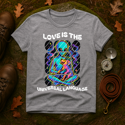 Alien Hug Dog Tee – Love Is The Universal Language