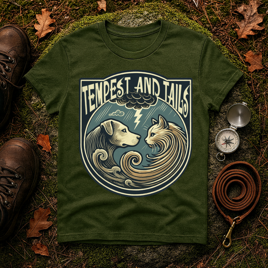 Tempest and Tails Unisex T-Shirt - Fun Pet Lover Tee, Gift for Dog Owners, Animal Lover Apparel, Cute Graphic Shirt, Casual Wear
