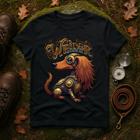 Steampunk Weiner Dog Shirt – Funny Dachshund T-Shirt