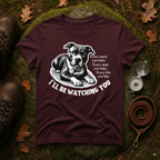 Dog Watching You Snack Quote T-Shirt