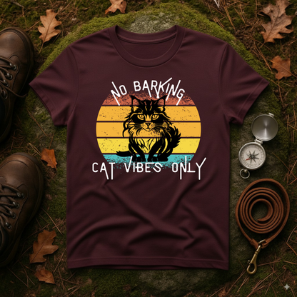 Cat Vibes Only Tee – Funny Retro Cat Lover Shirt
