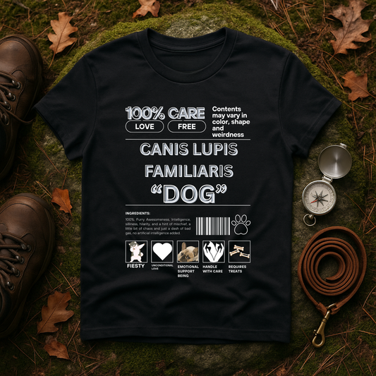 Canis Lupus Familiaris Dog Tee - Funny Vet Label