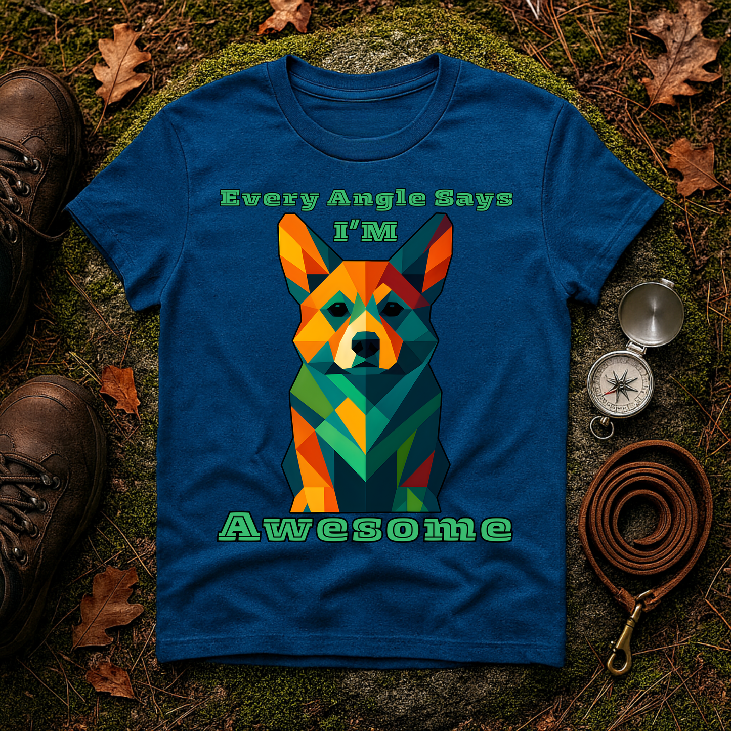 Colorful Dog Art T-Shirt | Every Angle Says I'm Awesome | Unisex Graphic Tee for Pet Lovers, Gift for Dog Owners, Birthday Shirt, Fun [...]