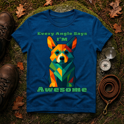 Colorful Dog Art T-Shirt | Every Angle Says I'm Awesome | Unisex Graphic Tee for Pet Lovers, Gift for Dog Owners, Birthday Shirt, Fun [...]