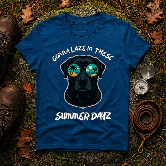 Cool Dog Summer Vibes T-Shirt, Summer T-Shirt, Dog Lover Gift, Casual Wear, Gift for Pet Owners, Beach Day Top