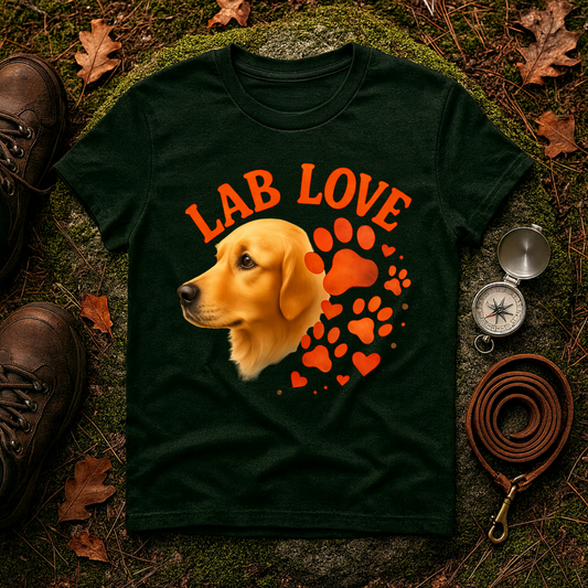 Golden Retriever Lab Love T-Shirt, Dog Lover Gift, Cute Animal Shirt, Pet Adoption Awareness, Perfect for Dog Owners