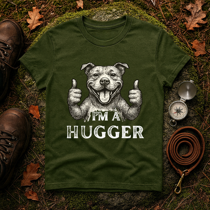 Pitbull Hugger T-Shirt | Funny Dog Lover Graphic Tee
