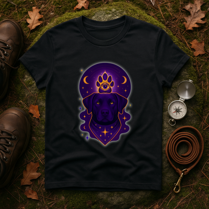 Third Eye Dog T-Shirt | Mystic Spiritual Cosmic Paw Tee