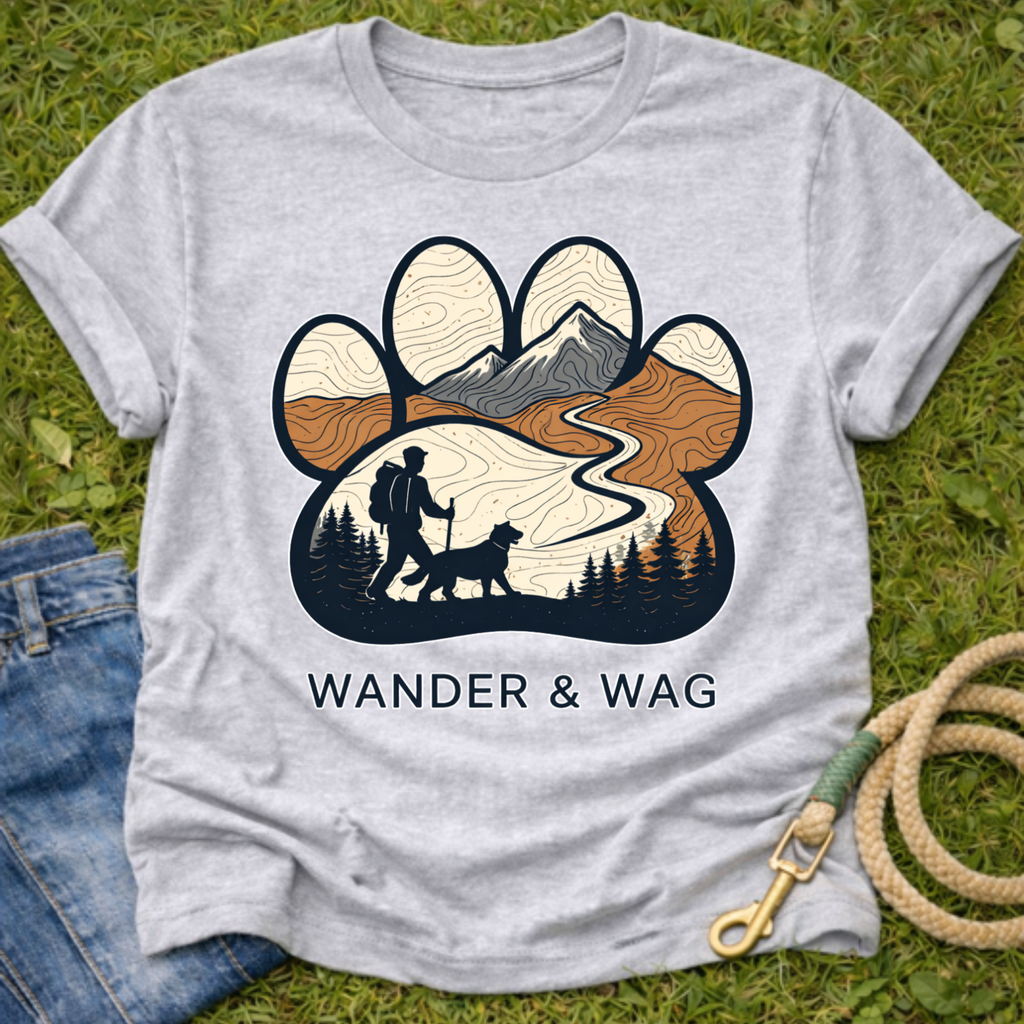 Wander & Wag Dog Hike T-Shirt