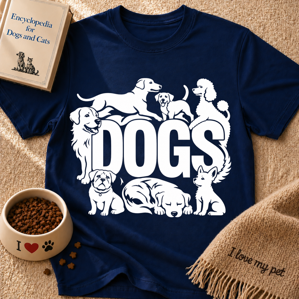 Dogs Lover Graphic T-Shirt