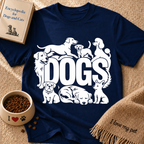 Dogs Lover Graphic T-Shirt