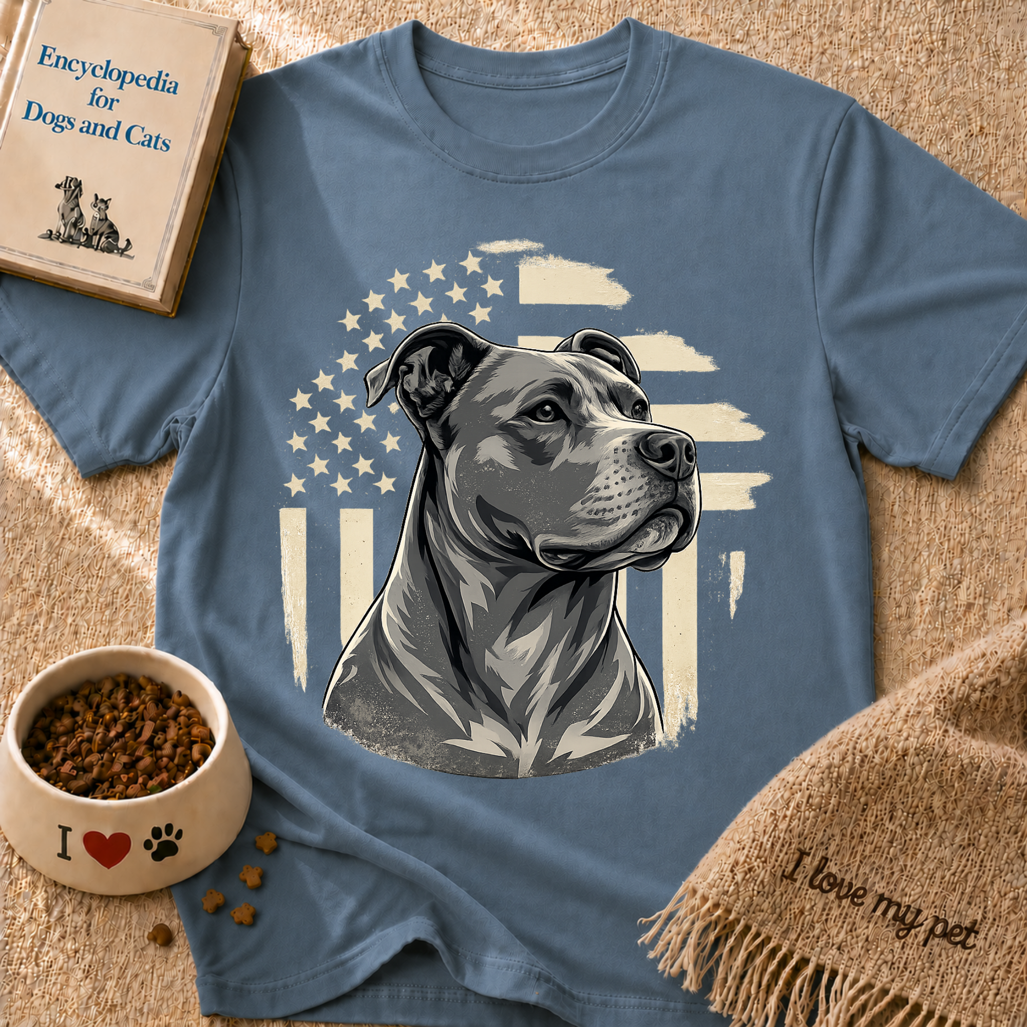 Patriotic Pit Bull Pride T-Shirt