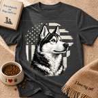 Patriotic Husky Pride T-Shirt