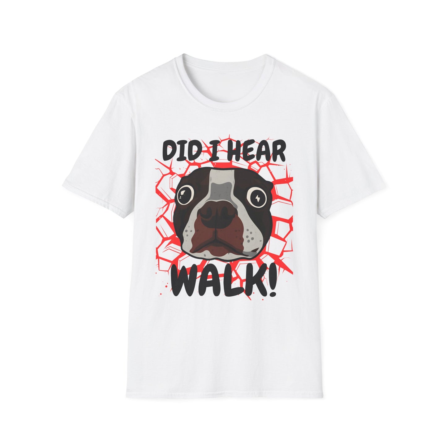 Funny Dog Walking T-Shirt | Did I Hear Walk Graphic Tee
