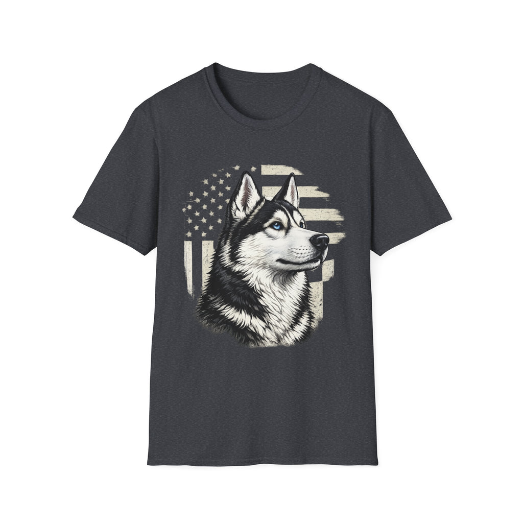 Patriotic Husky Pride T-Shirt