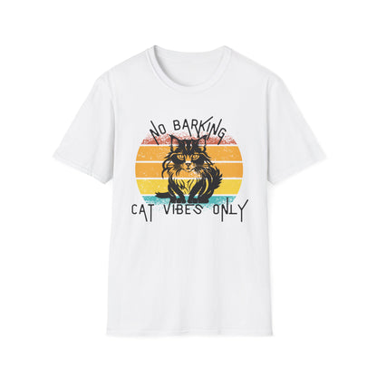 Cat Vibes Only Tee – Funny Retro Cat Lover Shirt