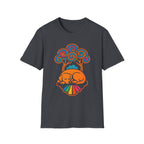 Colorful Sleeping Dog Trippy Tree Psychedelic T-Shirt