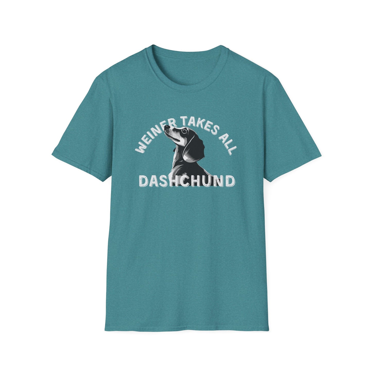 Funny Dachshund Shirt – Weiner Takes All T-Shirt