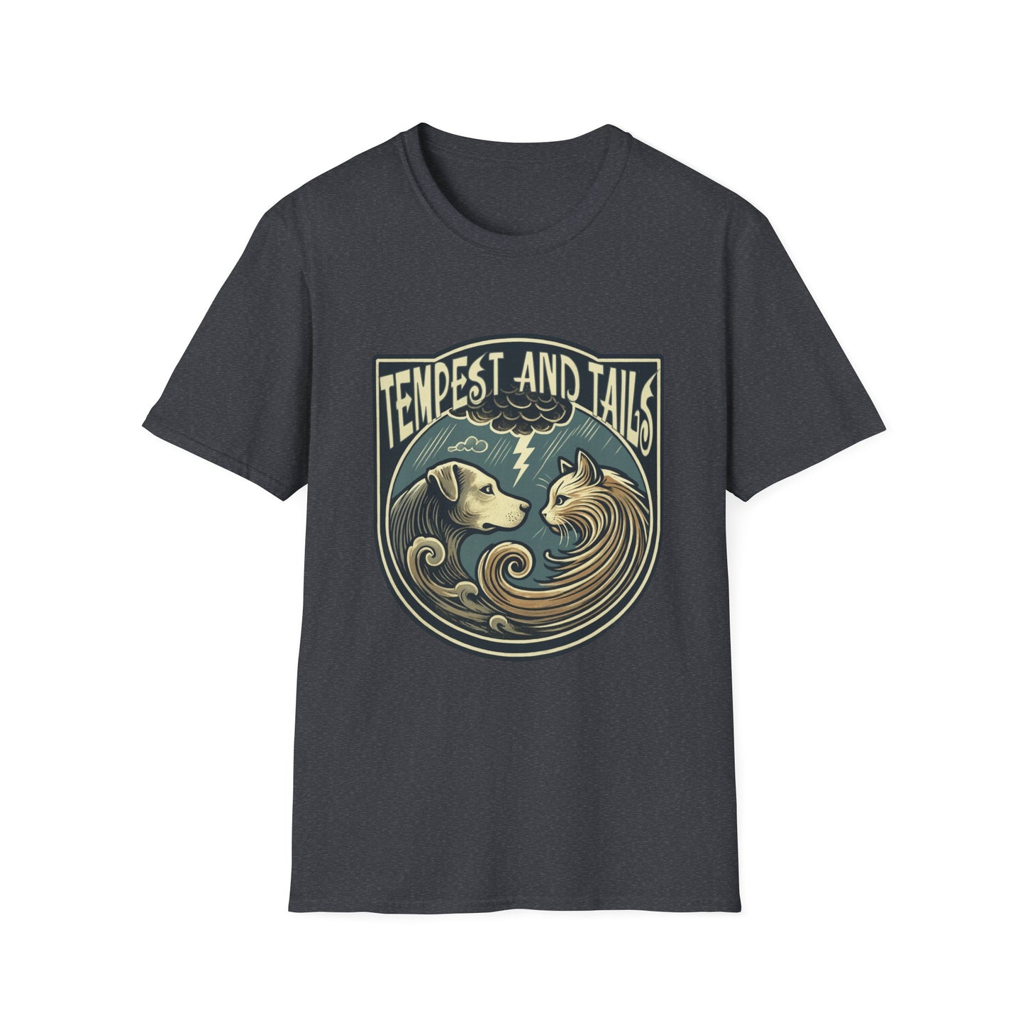 Tempest and Tails Unisex T-Shirt - Fun Pet Lover Tee, Gift for Dog Owners, Animal Lover Apparel, Cute Graphic Shirt, Casual Wear