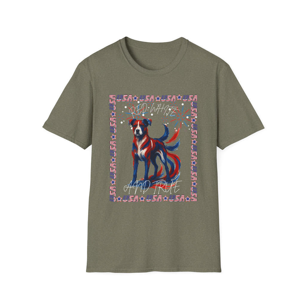 USA Fireworks Dog Lover T-Shirt