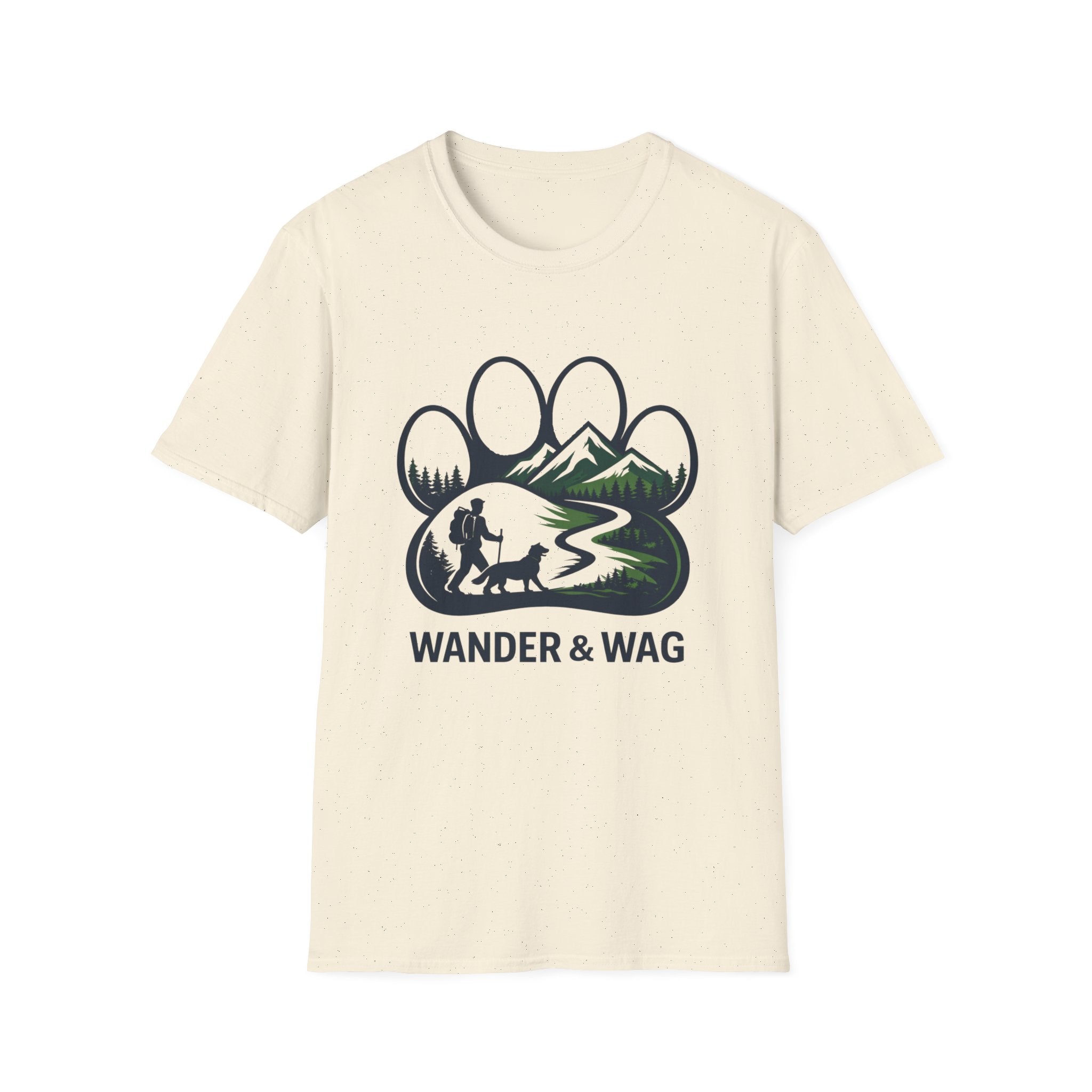 Wander & Wag Hiking Paw T-Shirt