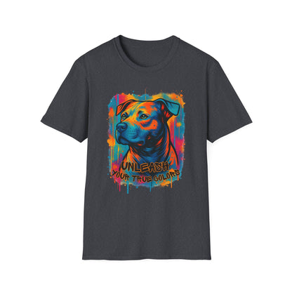 Colorful Pitbull Shirt – Unleash Your True Colors Tee