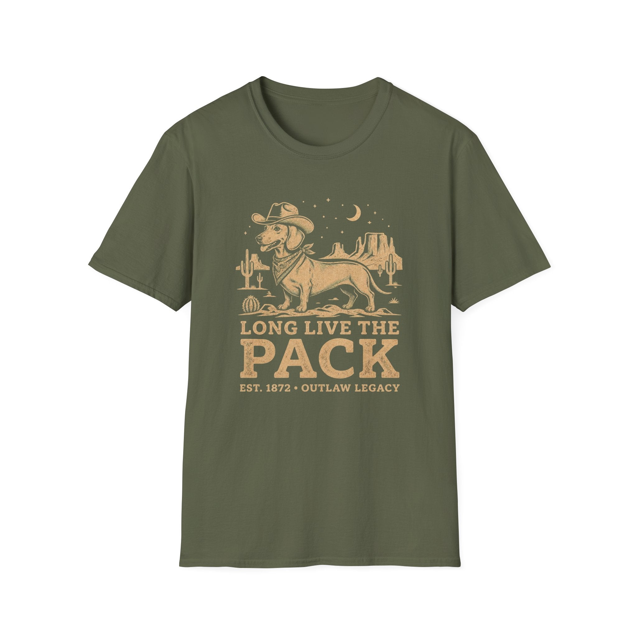 Long Live The Pack Western Dachshund T-Shirt
