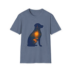 Sunset Dog Silhouette T-Shirt
