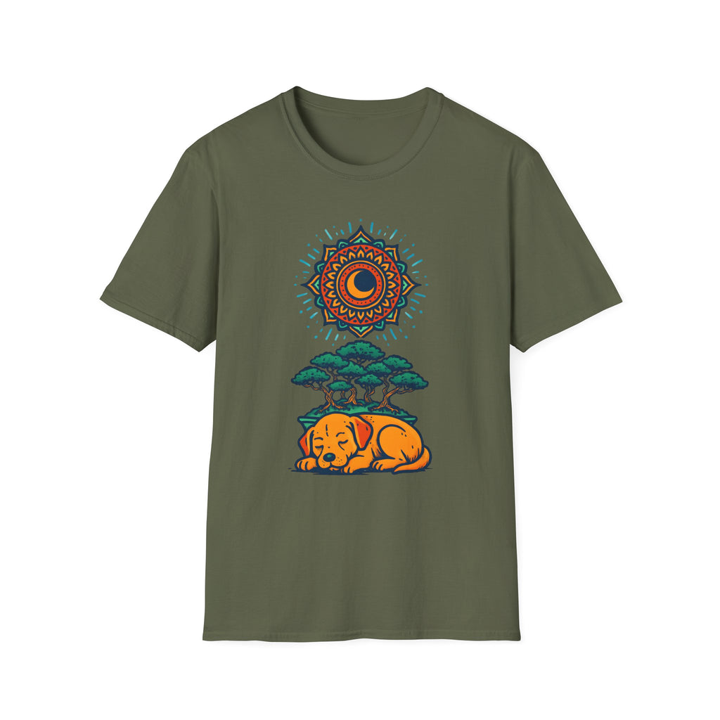 Zen Sleeping Dog T-Shirt
