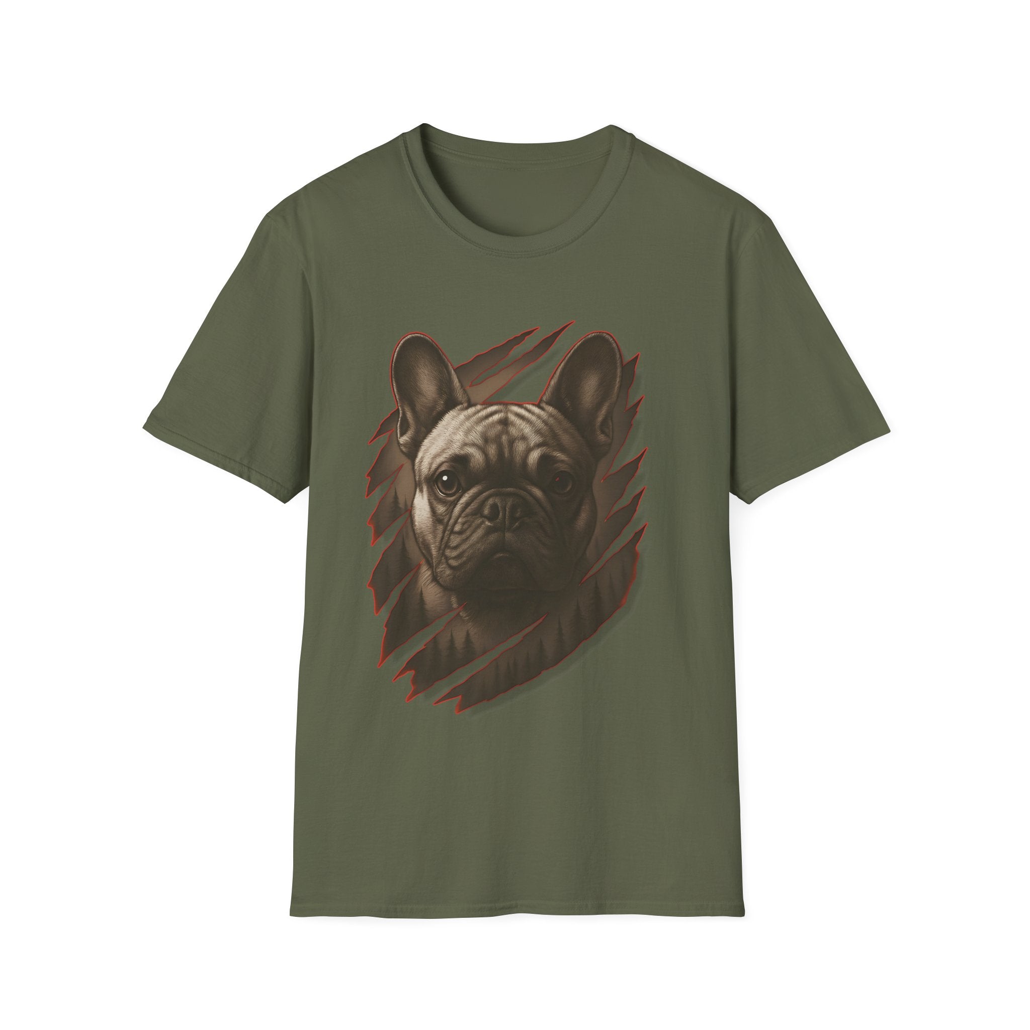 French Bulldog Claw Rips T-Shirt